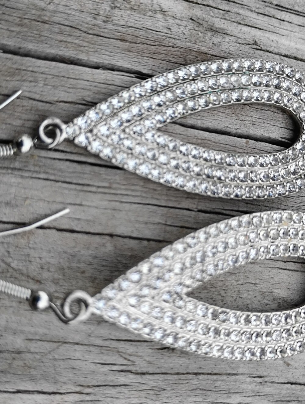 Paparazzi Rhinestone Earrings _ I Am The Party Style.